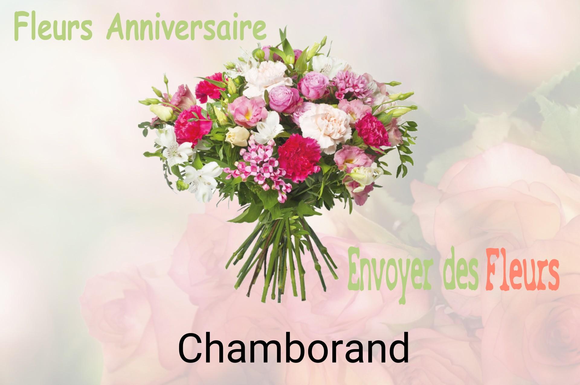 Bouquet de fleurs d’anniversaire livré à Chamborand