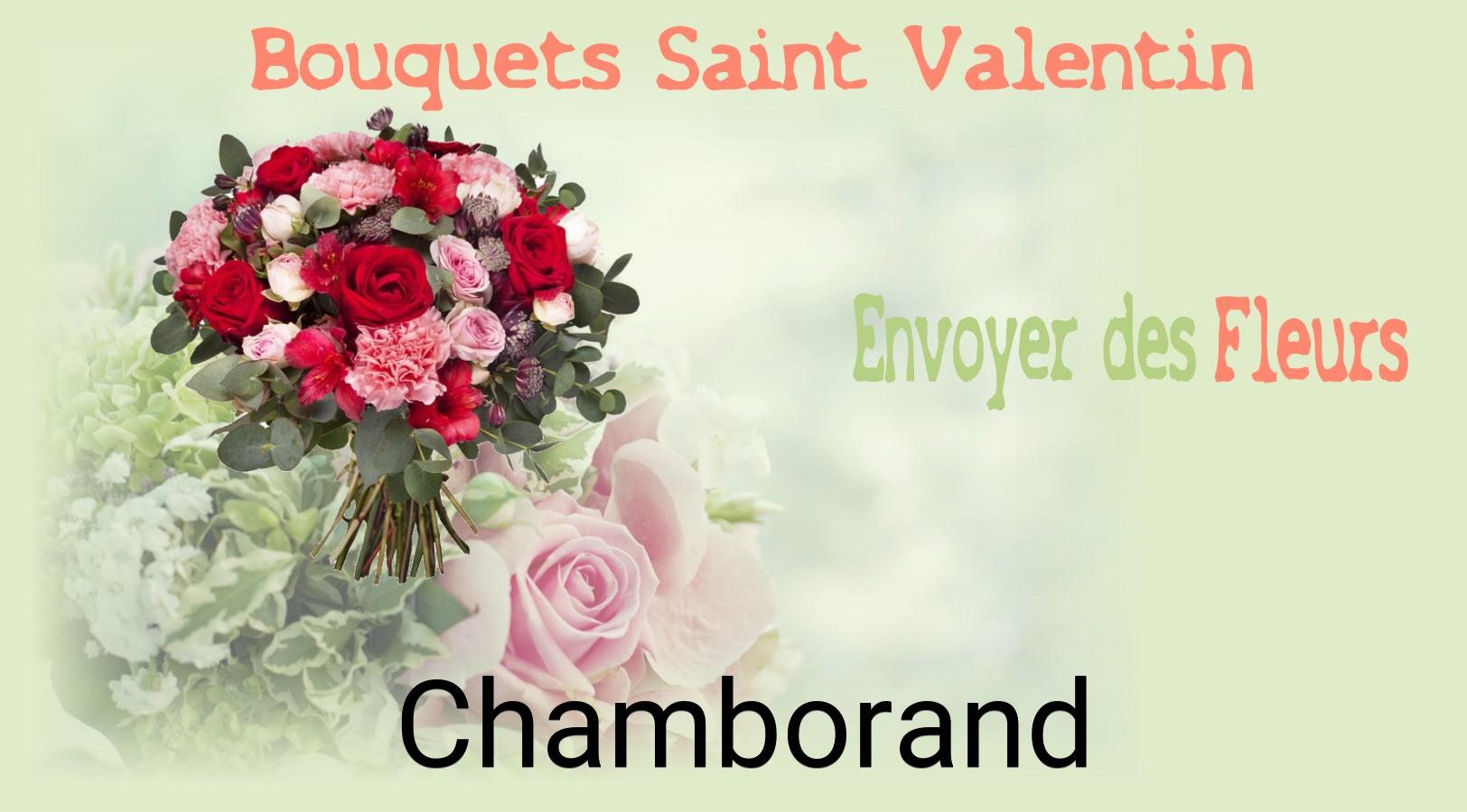 Roses de Saint-Valentin livrées à Chamborand